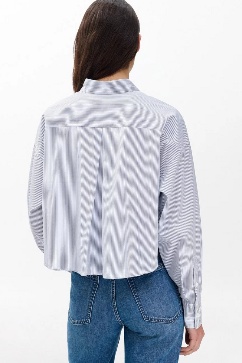 Marin Cropped Striped Shirt
