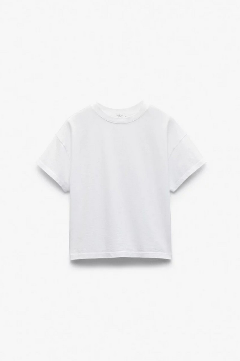 Kelly Boxy Jersey Tee White