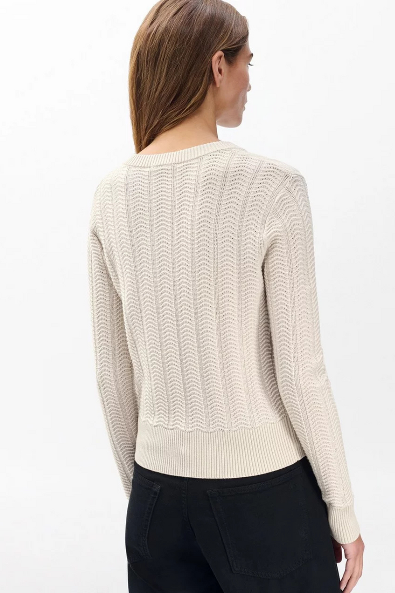 Francesca Merino Cardigan Oatmeal