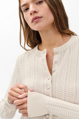Francesca Merino Cardigan Oatmeal