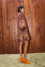Seraphina Mini Dress Burgundy