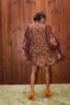 Seraphina Mini Dress Burgundy