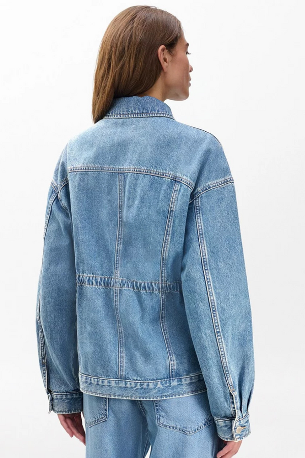 Amy Cinched Denim Jacket Ithaca