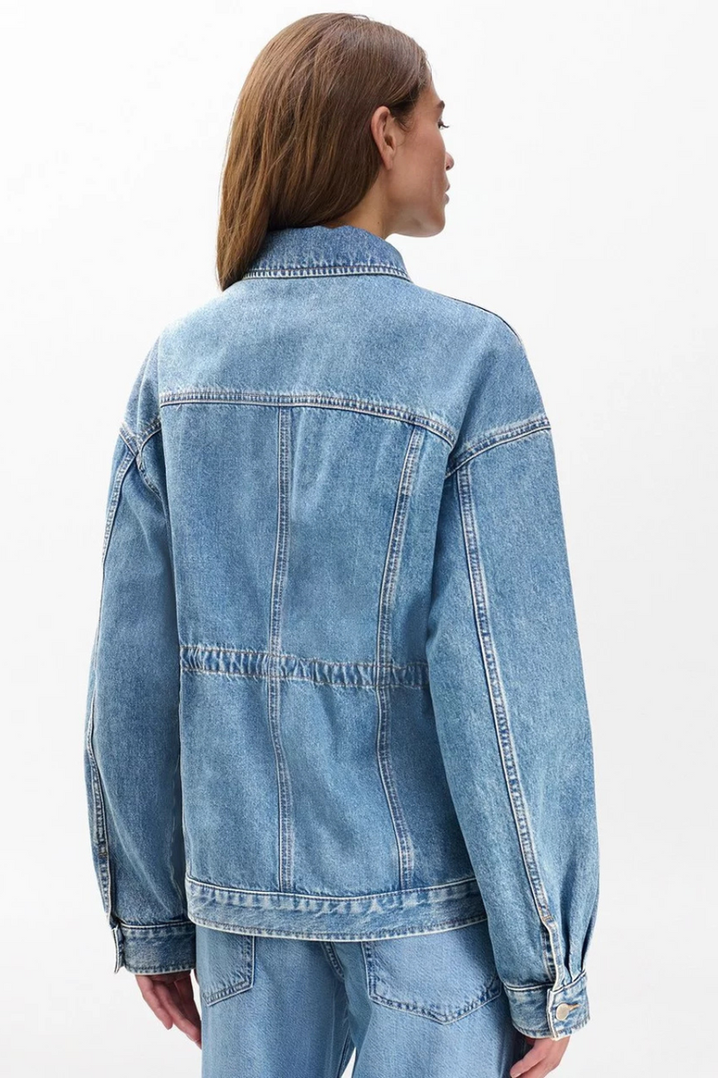 Amy Cinched Denim Jacket Ithaca