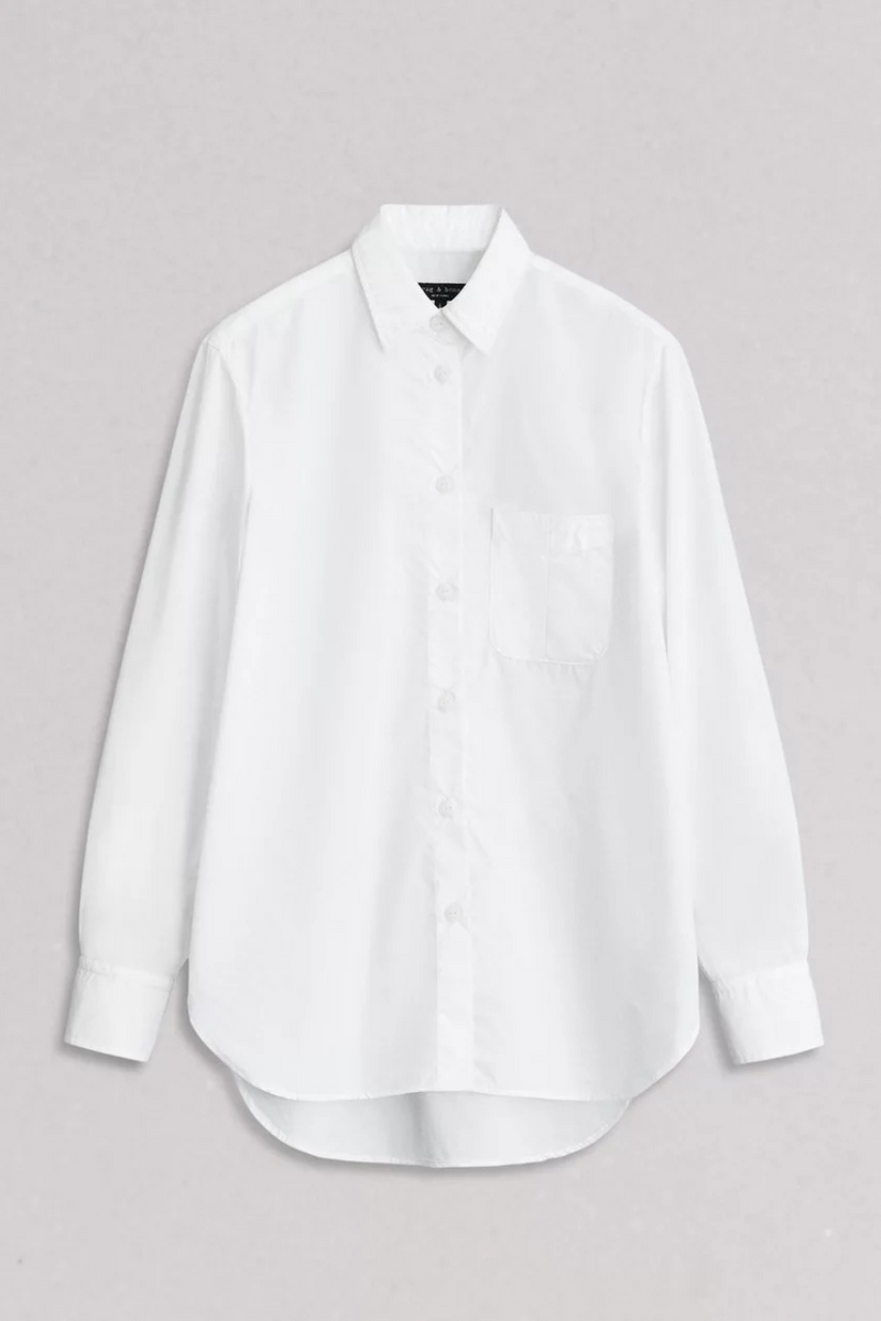 Maxine Button Down Shirt White