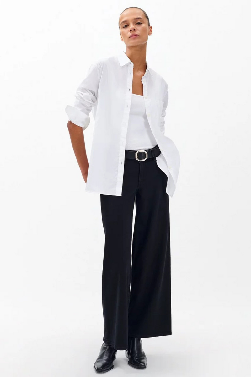 Maxine Button Down Shirt White