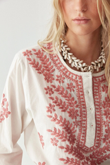 Shyla Blouse Chikan Blossom