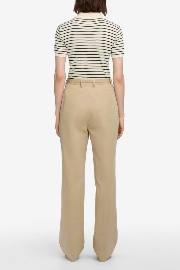 The Keyhole Polo Cream Multi