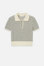 The Keyhole Polo Cream Multi