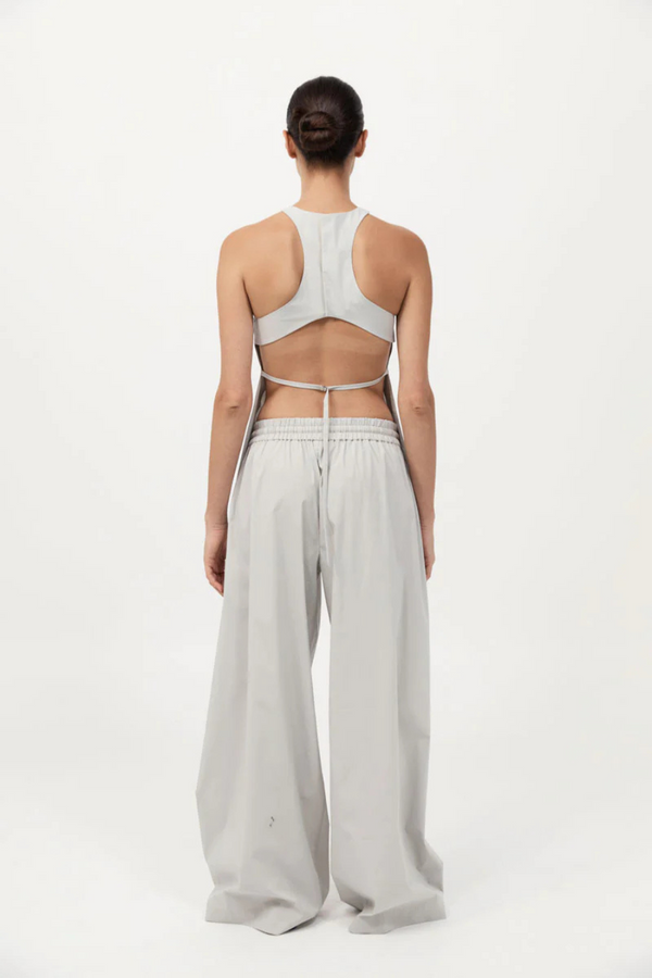 Everyday Drawstring Pants Silver