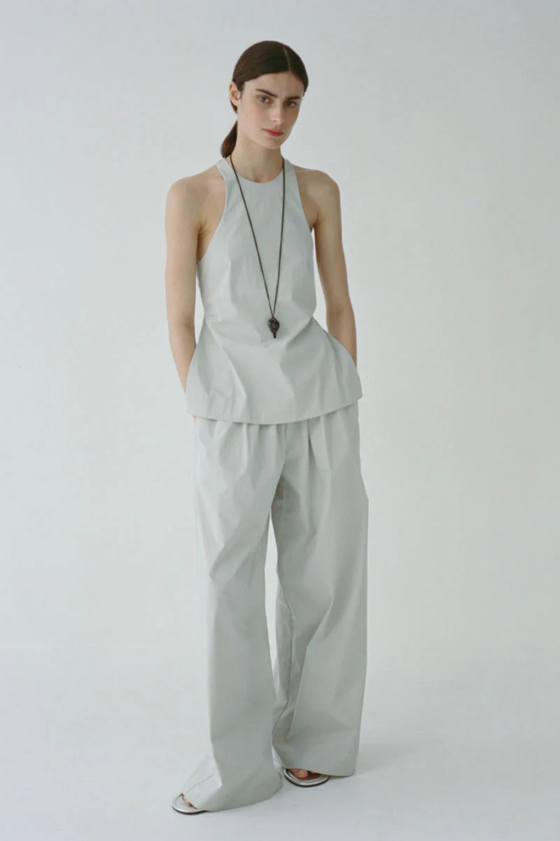 Everyday Drawstring Pants Silver