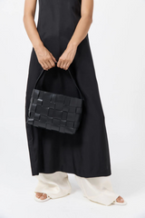 Woven Mini Tote Black