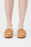 Carter Mule Caramel Suede Shearling