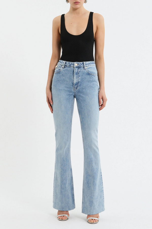 Gisele Flare Jean Blue Light