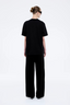 Lexi Monogram Tee Black