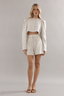 Abroad Short Natural Linen