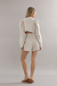 Abroad Short Natural Linen