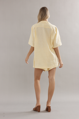 Ibiza Shirt Yellow Linen