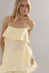 Rio Top Yellow Linen