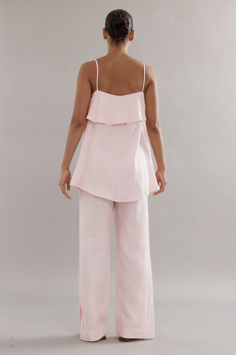 Rio Top Pink Linen