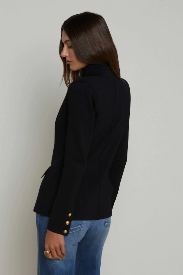Chamberlain Knit Blazer Black/ Gold