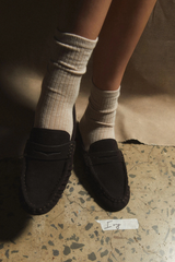 Ivy Choc Suede