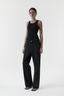 Ribbed Tank Top Black