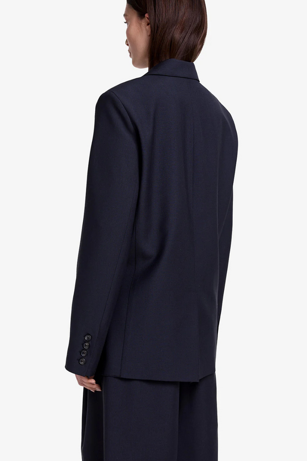 Oversized Layered Blazer With Detachable Vest Iron
