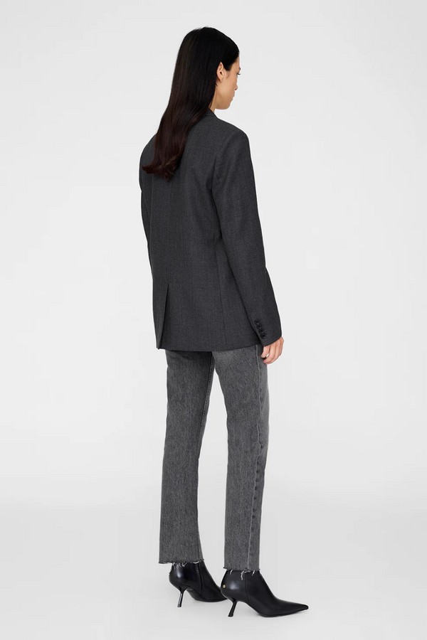 Ross Single Breasted Blazer Dark Heather Grey