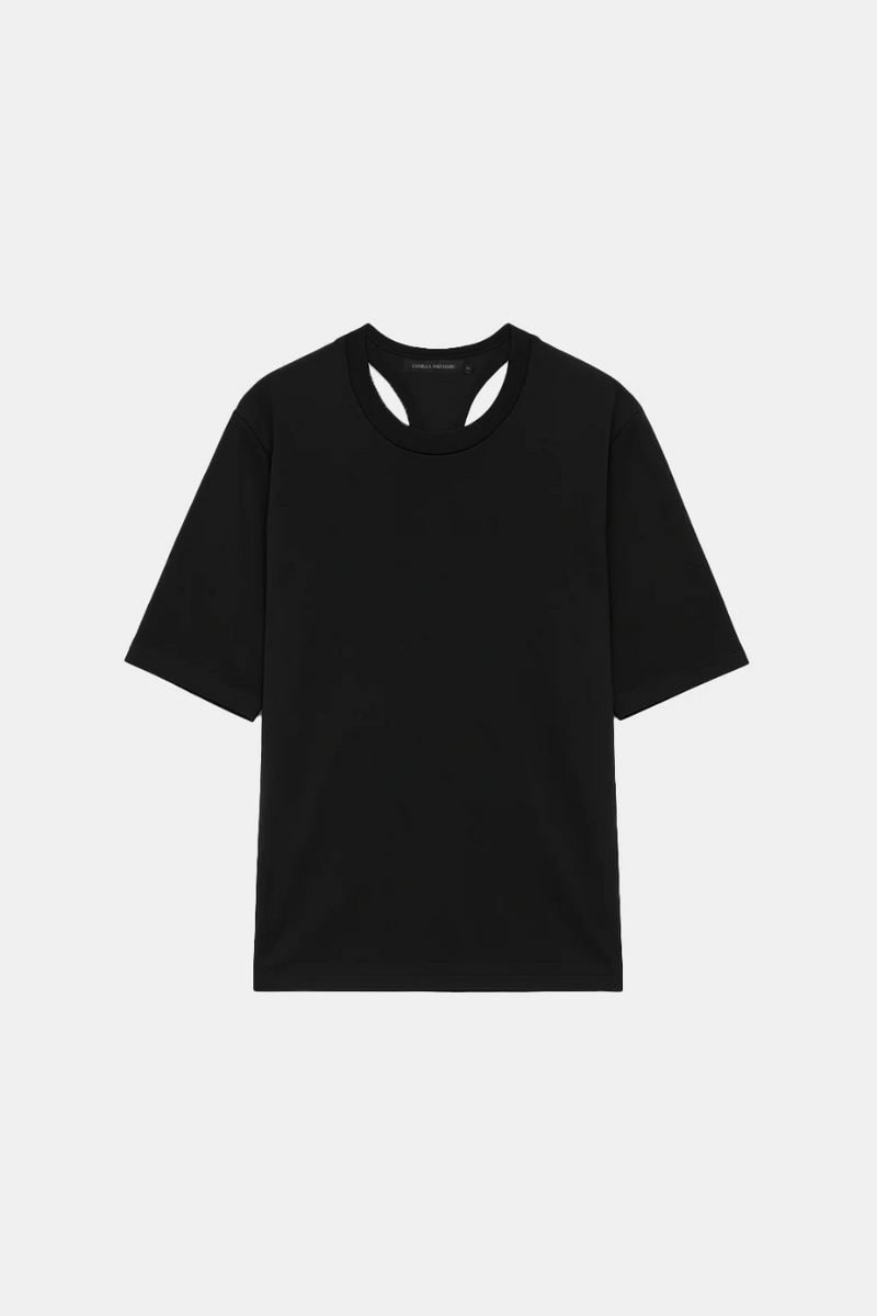 Briar Cut Out Tee Black