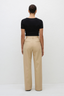 Straight Twill Trouser Sand