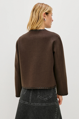 Melanie Jacket Dark Brown