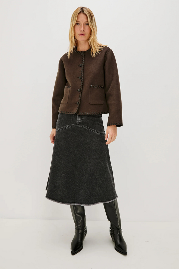 Melanie Jacket Dark Brown