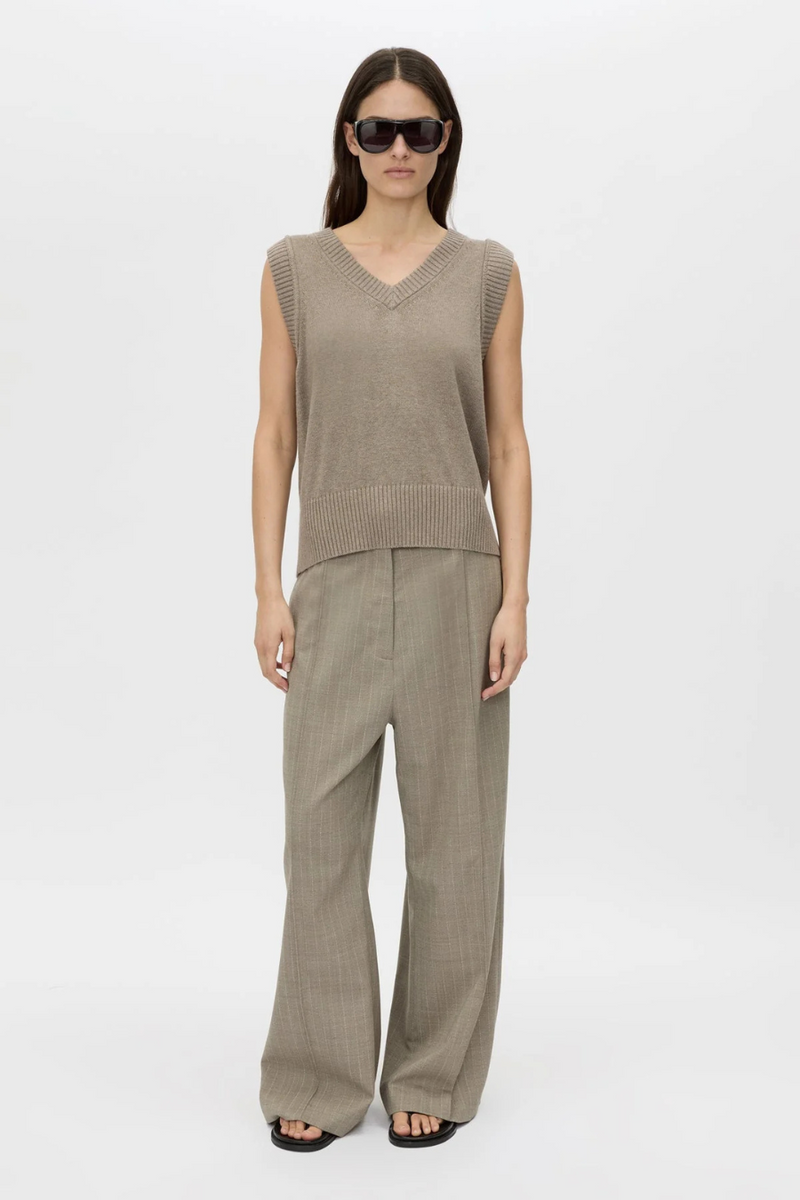 Arnelle Pant Natural Pinstripe
