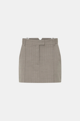 Arnelle Skirt Natural Pinstripe