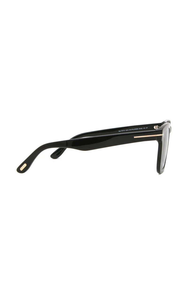 FT0751 01D 50 Shiny Black Smoke Polarised
