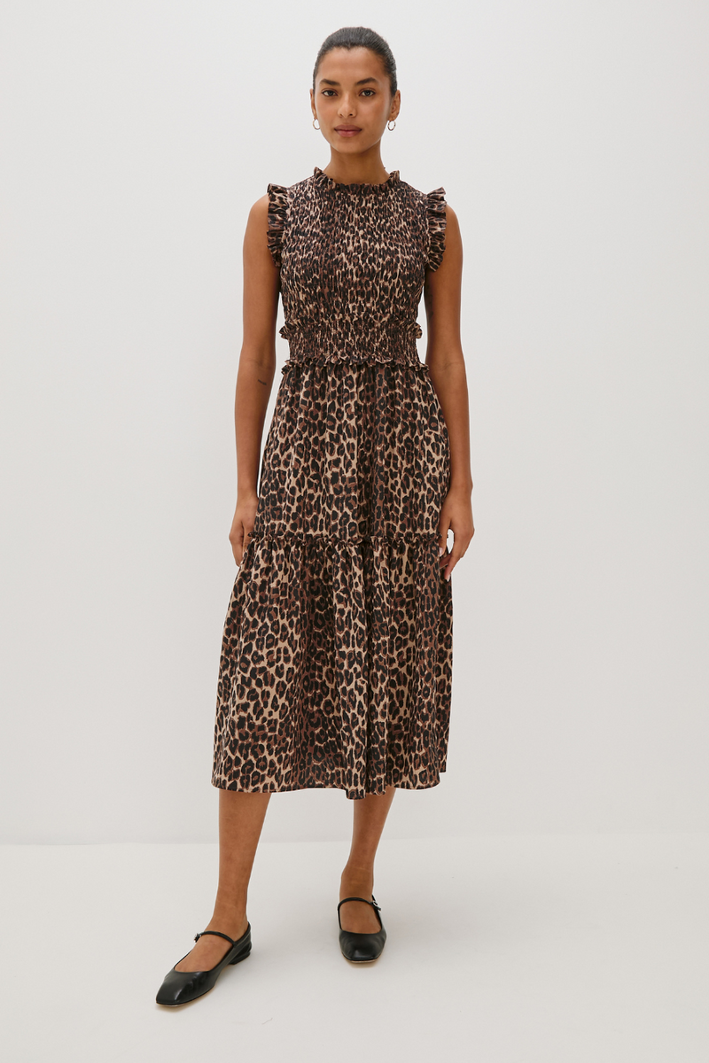 Vivier Dress Brown Nala
