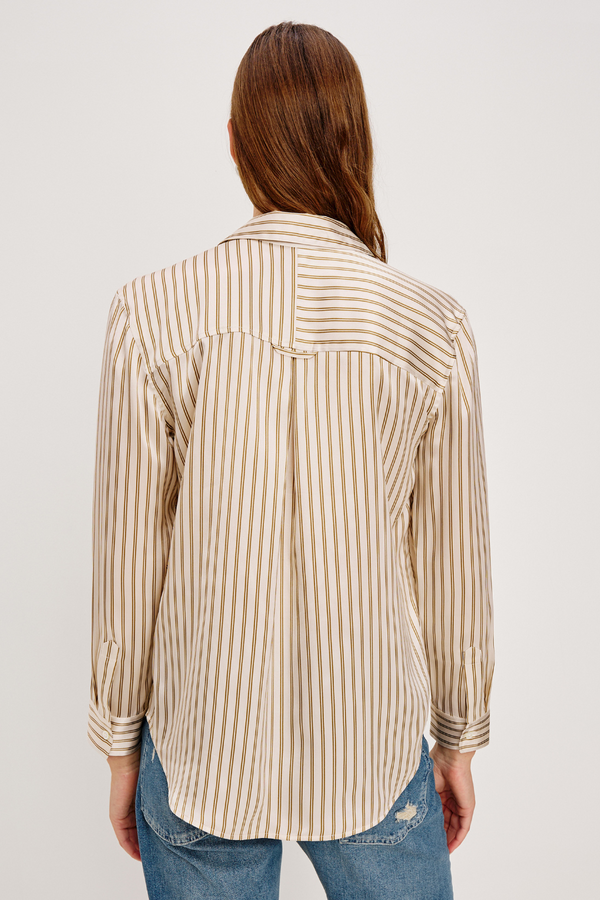 Spencer Shirt Bronze Stripe