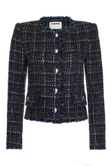 Zaya Tweed Jacket Midnight Brown Muti Tweed