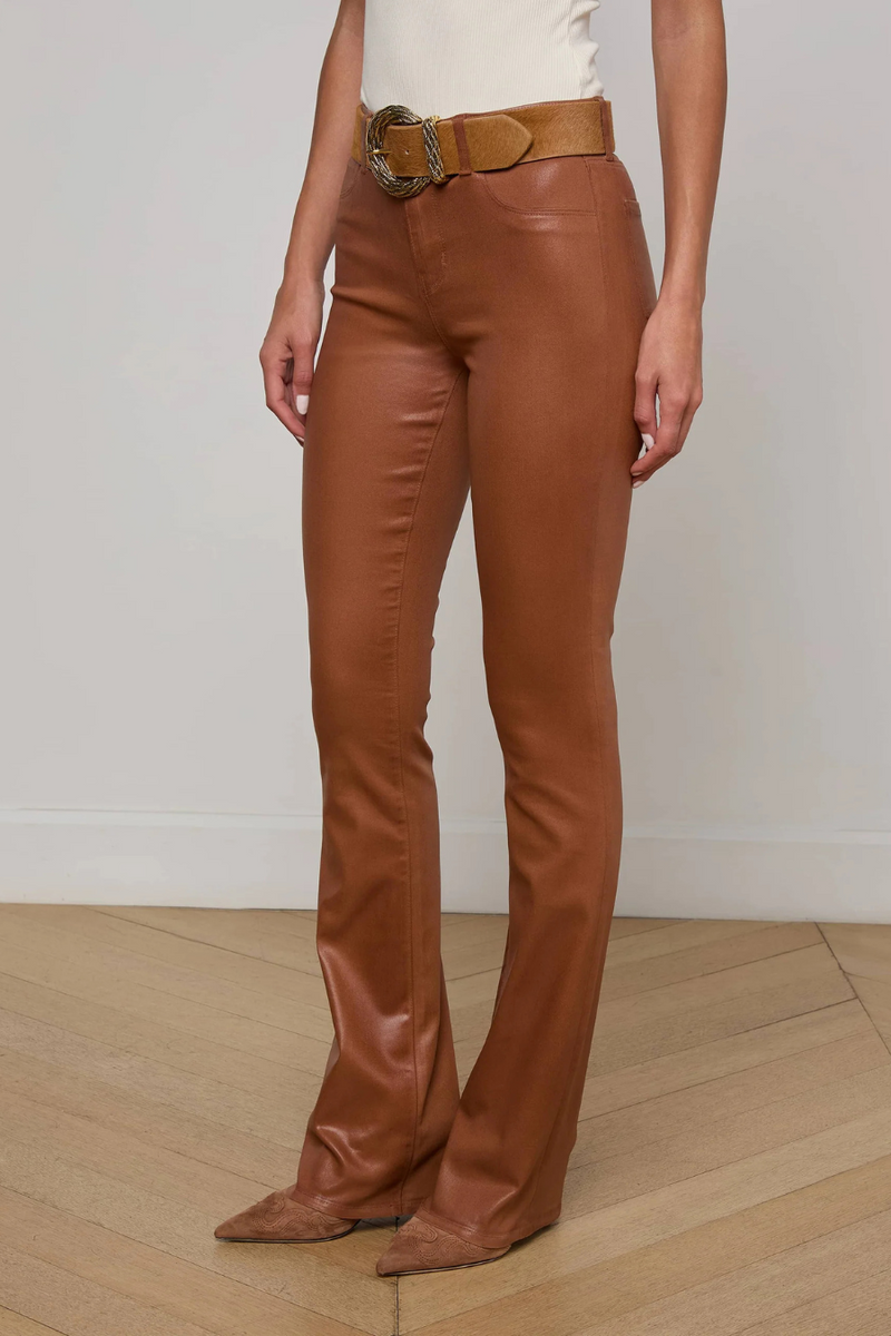 Selma Bootcut Jean Cognac Coated