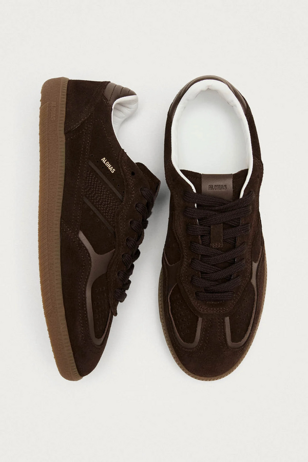 Rife Chocolate Brown Leather Sneaker