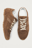 Suede Brown Leather Sneakers