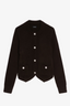 Westia Cashmere Cardigan Dark Chocolate