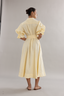 Bloom Dress Yellow Linen