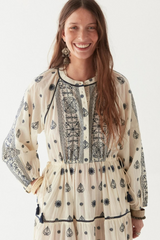 Caroline Dress Off White