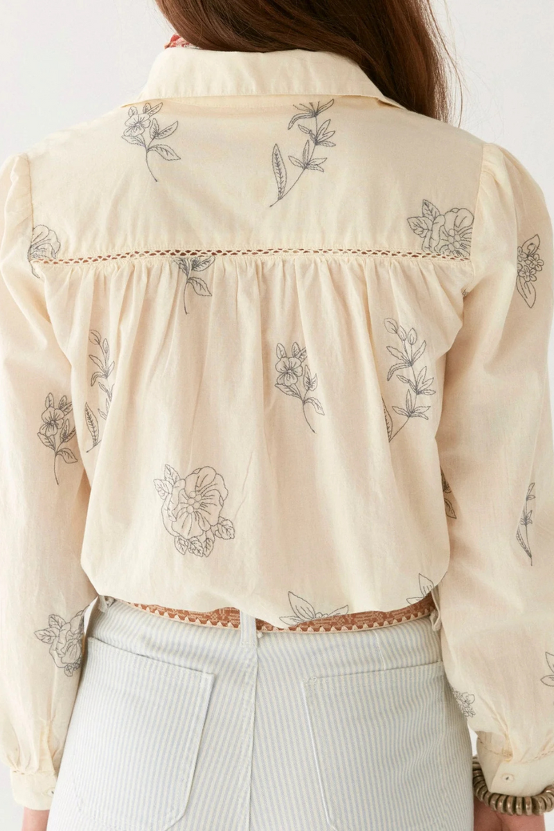 Meg Blouse Blue Note
