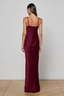 Sayla Silk Gown Dark Port