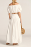 Antiope Top White Poplin