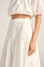 Arachne Skirt White Poplin