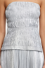 Rockland Midi Dress Dove Metallic